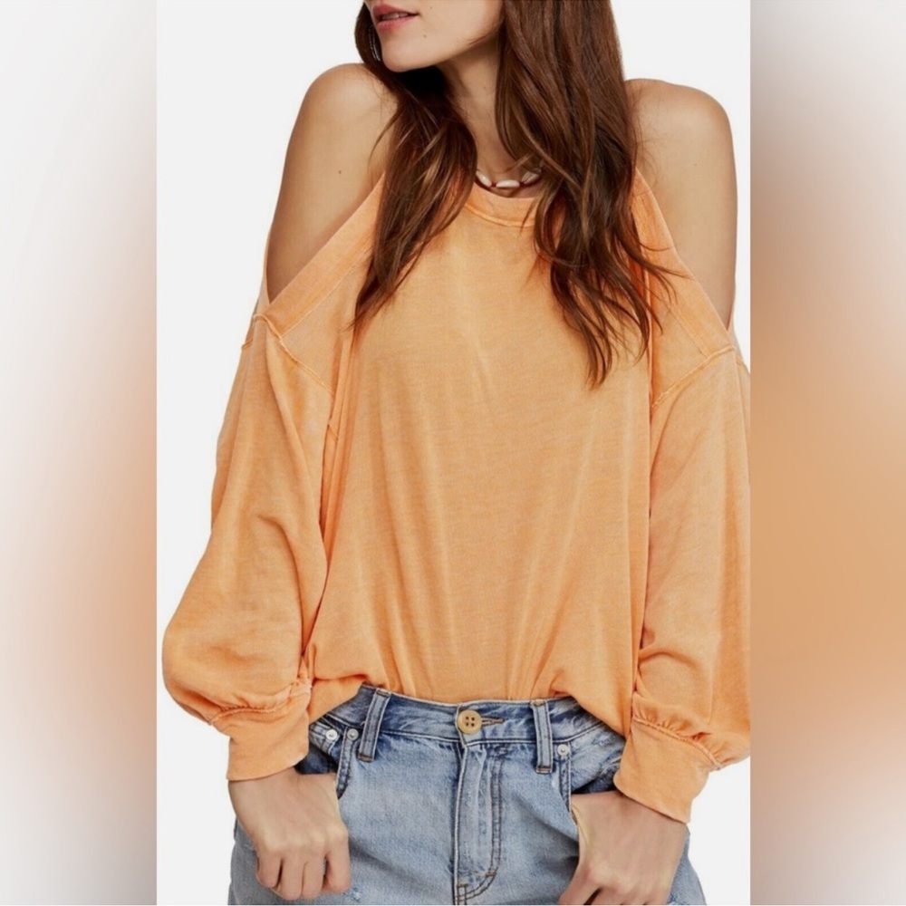 Free People We‎ The Chill Out Cold Shoulder Top